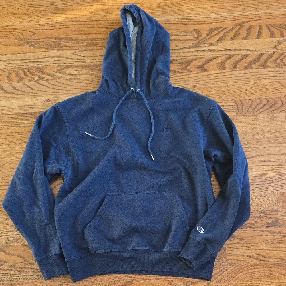 Champion Men's Navy Hoodie